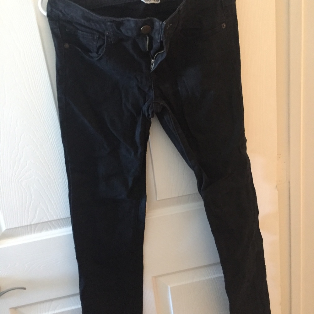 American Eagle Black Stretchy Skinny Jeans Sz 8